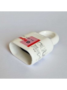 Гніздо Legrand без заземлення 6A біле з кільцем