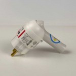 Вилка Legrand з заземленням 16A біла з ричагом ( 050175 )