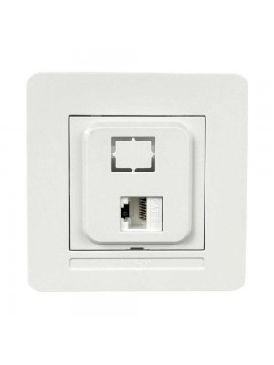 Розетка Nilson Selene біла комп'ютерна CAT5e RJ45