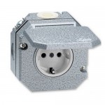 Розетка Garant з кришкою 1-на IP55 (5518-3750)