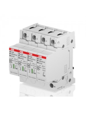 Ограничитель перенапряжения ABB OVR T1+T2 3p+0 12,5-275 s P QS 