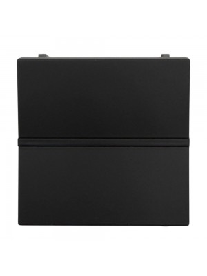 Выключатель Zenit черный матовый 1-й проходной