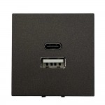 Розетка Zenit антрацит USB A+C 3A ( 2CLA228540N1801 ) Розетка Zenit антрацит USB A+C 3A ( 2CLA228540N1801 )