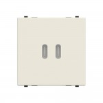 Розетка Zenit біла USB A+C 30W ( 2CLA228550N1101 )