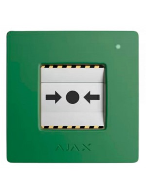 Пожежний сповіщувач ручний Ajax ManualCallPoint зелений