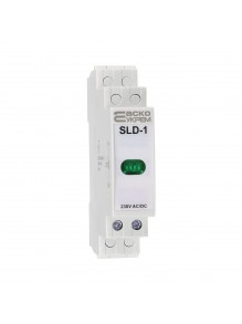 Сигнальна лампа Аско 230V AC/DC SLD-1 на DIN-рейку
