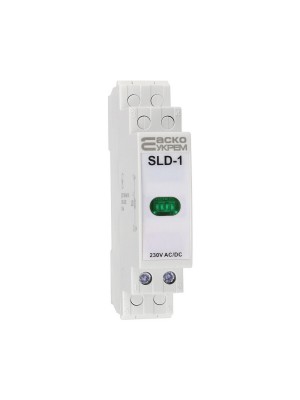Сигнальна лампа Аско 230V AC/DC SLD-1 на DIN-рейку