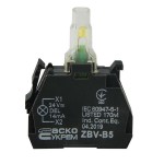 Лампа LED ZBV-B5 24В для кнопок TB5 АСКО жовта ( A0140010212 )