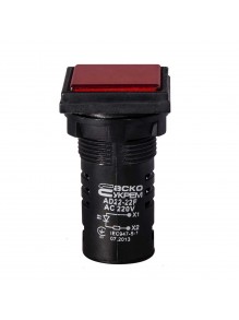 Світлосигнальна арматура AD22-22F 220V АC червона Аско