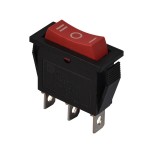 Переключатель Аско 1 клав. красный перекидной KCD3-103 R/B ( A0140040032 )