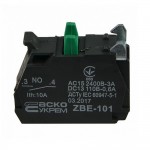 Блок контакт АСКО ZBE-101 N/О для кнопок TB5 ( A0140010180 )