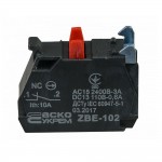 Блок контакт АСКО ZBE-102 N/C для кнопок TB5 ( A0140010181 )