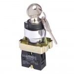 Кнопка поворотна з ключем АСКО XB2-BG41 2-х позиційна ( A0140010011 ) Кнопка поворотна з ключем АСКО XB2-BG41 2-х позиційна ( A0140010011 )