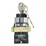 Кнопка поворотна з ключем АСКО XB2-BG21 2-х позиційна ( A0140010009 )
