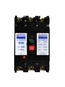 Автоматичний вимикач АСКО ВА-2004N/125 3p 63А