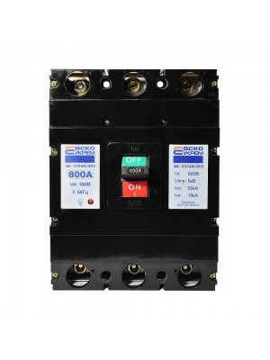 Автоматичний вимикач АСКО ВА-2004N/800 3p 800А