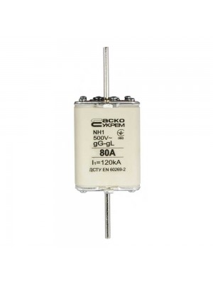 Запобіжник NH1 80A gG АСКО