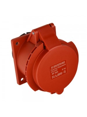 Розетка трехфазная врезная АСКО 32А/5 UCombi ІР44