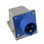 Вилка однофазная настенная АСКО 16А/3 Ucombi ІР44 ( A0080010135 )