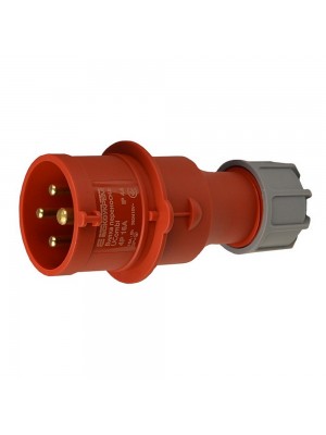 Вилка трехфазная АСКО 16А/4 UCombi IP44