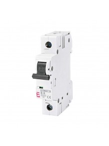 Автоматичний вимикач ETI 1р B6 10кА ETIMAT10