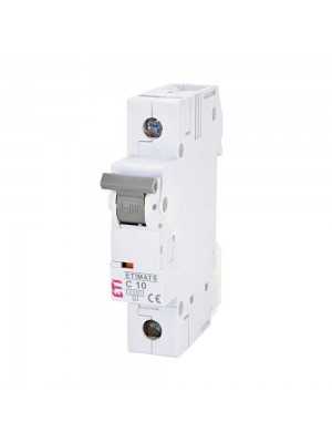 Автоматичний вимикач ETI 1р C10 6кА ETIMAT6