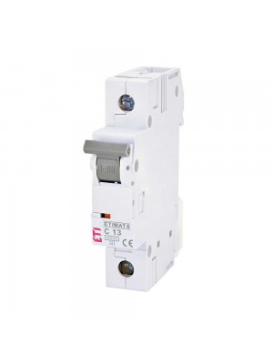 Автоматичний вимикач ETI 1р C13 6кА ETIMAT6