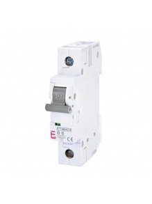 Автоматичний вимикач ETI 1р B6 6кА ETIMAT6