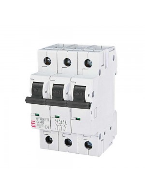 Автоматичний вимикач ETI 3р C40 10кА ETIMAT10