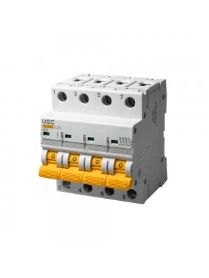 Автоматический выключатель UEC 4,5кА C 4P 25A SB-M8