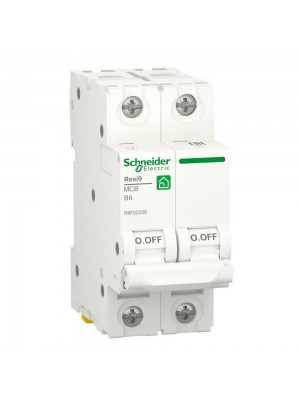 Автоматический выключатель Schneider 6кА B 2p 06А Resi9