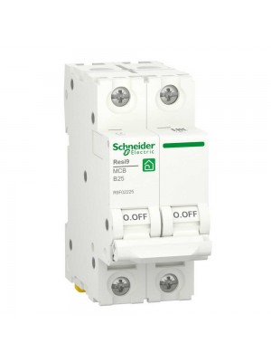 Автоматический выключатель Schneider 6кА B 2p 25А Resi9