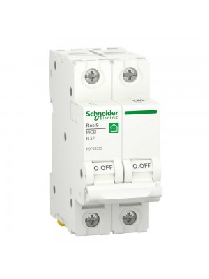 Автоматический выключатель Schneider 6кА B 2p 32А Resi9