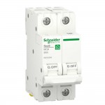 Автоматичний вимикач Schneider 6кА B 2p 50А Resi9 ( R9F02250 )