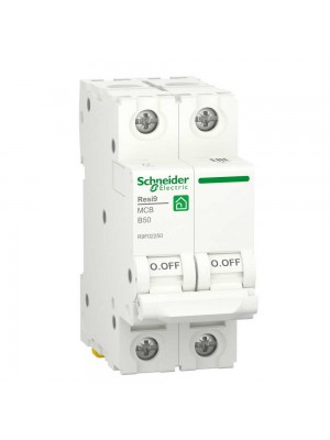Автоматичний вимикач Schneider 6кА B 2p 50А Resi9