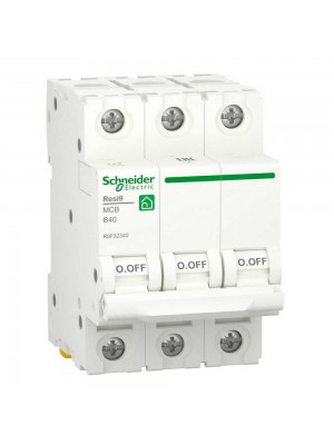 Автоматичний вимикач Schneider 6кА B 3p 40А Resi9