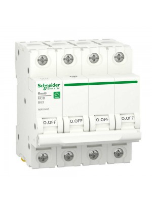 Автоматический выключатель Schneider 6кА B 4p 63А Resi9