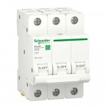 Автоматический выключатель Schneider 6кА C 3p 20А Resi9 ( R9F12320 )