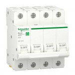 Автоматический выключатель Schneider 6кА C 4p 25А Resi9 ( R9F12425 )