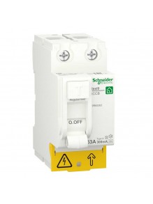 Пристрій захисного відключення Schneider 2P 63A 300мA тип A (селективне) Resi9