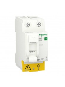 Пристрій захисного відключення Schneider 2P 25A 10мA тип A Resi9