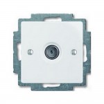 Розетка ABB basic55 біла TV ( 2CKA001724A4276 )
