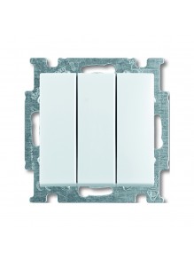 Вимикач ABB basic55 білий 3кл