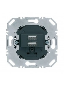Механізм розетки Berker Qx USB 2-а антрацит
