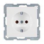 Розетка Berker Q.x полярно-біла 1-а з/з ( 47436089 ) Розетка Berker Q.x полярно-біла 1-а з/з ( 47436089 )
