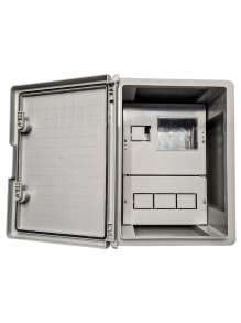 Бокс монтажний пластиковий  СКІМ під 1ф.ліч 12мод. 300х400х170 IP65