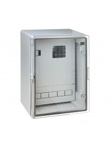 Бокс монтажний пластиковий  СКІМ під 3ф.ліч 17мод. 400х600х200 IP65 прозора дверка