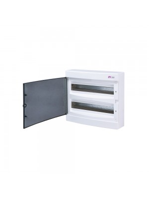 Бокс пластиковый ETI ECT 2х18PT на 36 модулей IP40 прозрачная дверца