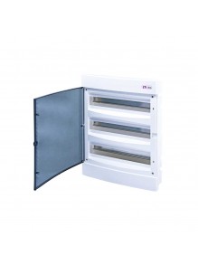 Бокс пластиковый ETI ECM 3x18PT на 54 модуля IP40 прозрачная дверца