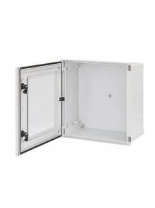 Шафа поліестерова ETI EPC-W 40-40-20 IP66 2 замки, з вікном